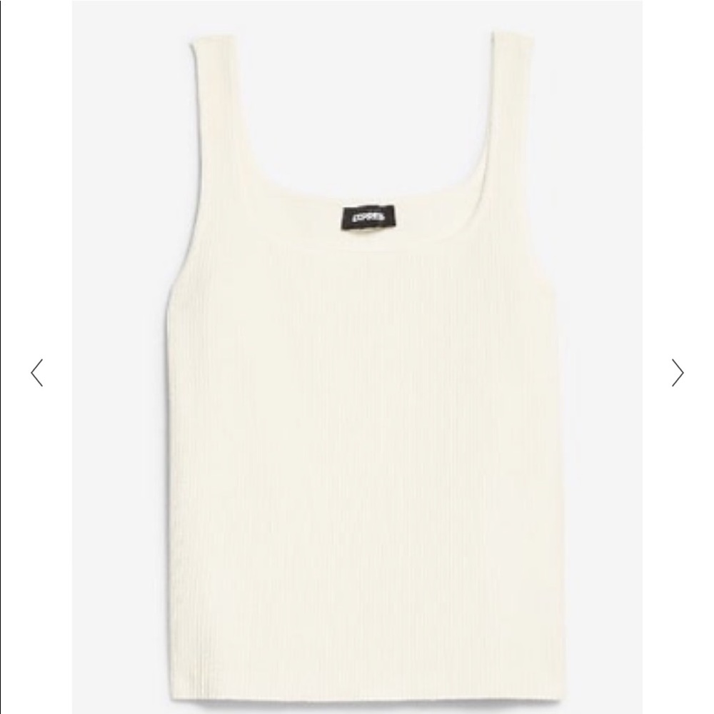 Express ribbed sweater tank